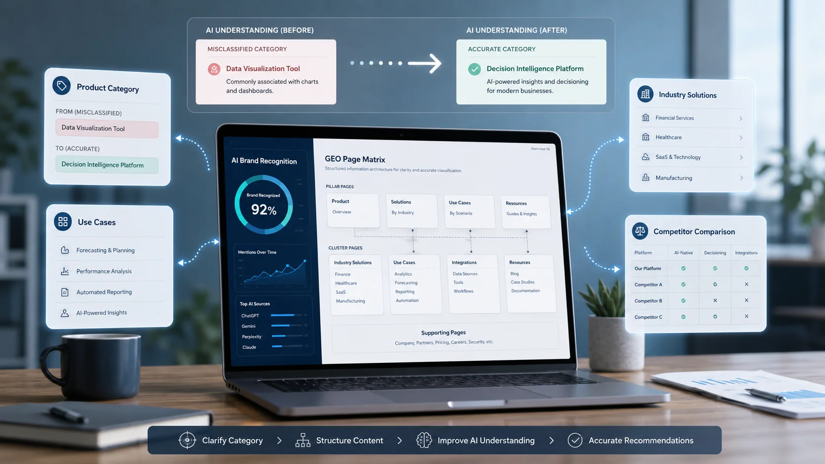 AI 记得你的品牌，却说错你的产品：B2B SaaS GEO 该怎么做？